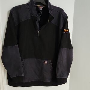 Ariat Rebar Black Half-Zip Sweatshirt